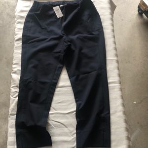 J. Jill Dark Navy Blue Smooth Waist NWT Pants MP